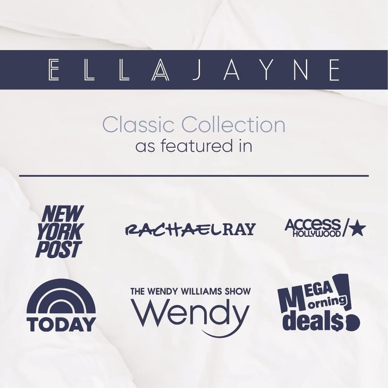Ella Jayne Percale Sheets Full (4 Pieces) Permium 100% Cotton Percale TC300, Hotel Luxury Collection, Deep Pockets and Cooling Cotton Percale Sheets Full (Light Grey)