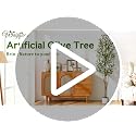 6FT Artificial Olive Tree with Cotton Basket for Home Decor