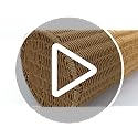 21-Inch Tall Rattan Umbrella Stand with Drip Tray and Hooks
