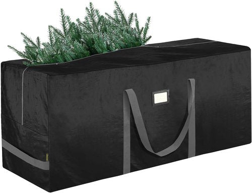 BALEINE Christmas Tree Storage Bag - Extra Large 7.5 ft Heavy Duty with Reinforced Handles & Dual Zippers | Black