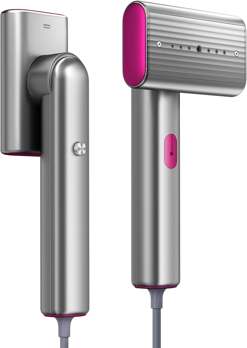 Skiennix Portable Clothes Steamer - Fast Heat-Up in 15 Seconds | 70ml Water Tank, Silver Gray