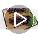 Artificial Grapes - 2PCS Purple Simulation Fruit for Home Decor