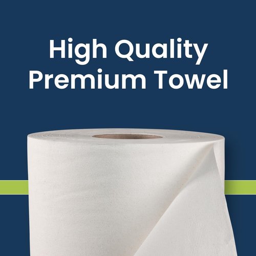 Marcal® Premium Hardwound Towels - 7.875” x 800’ Roll Towels, 6 Rolls/Case, Fits Universal Dispensers