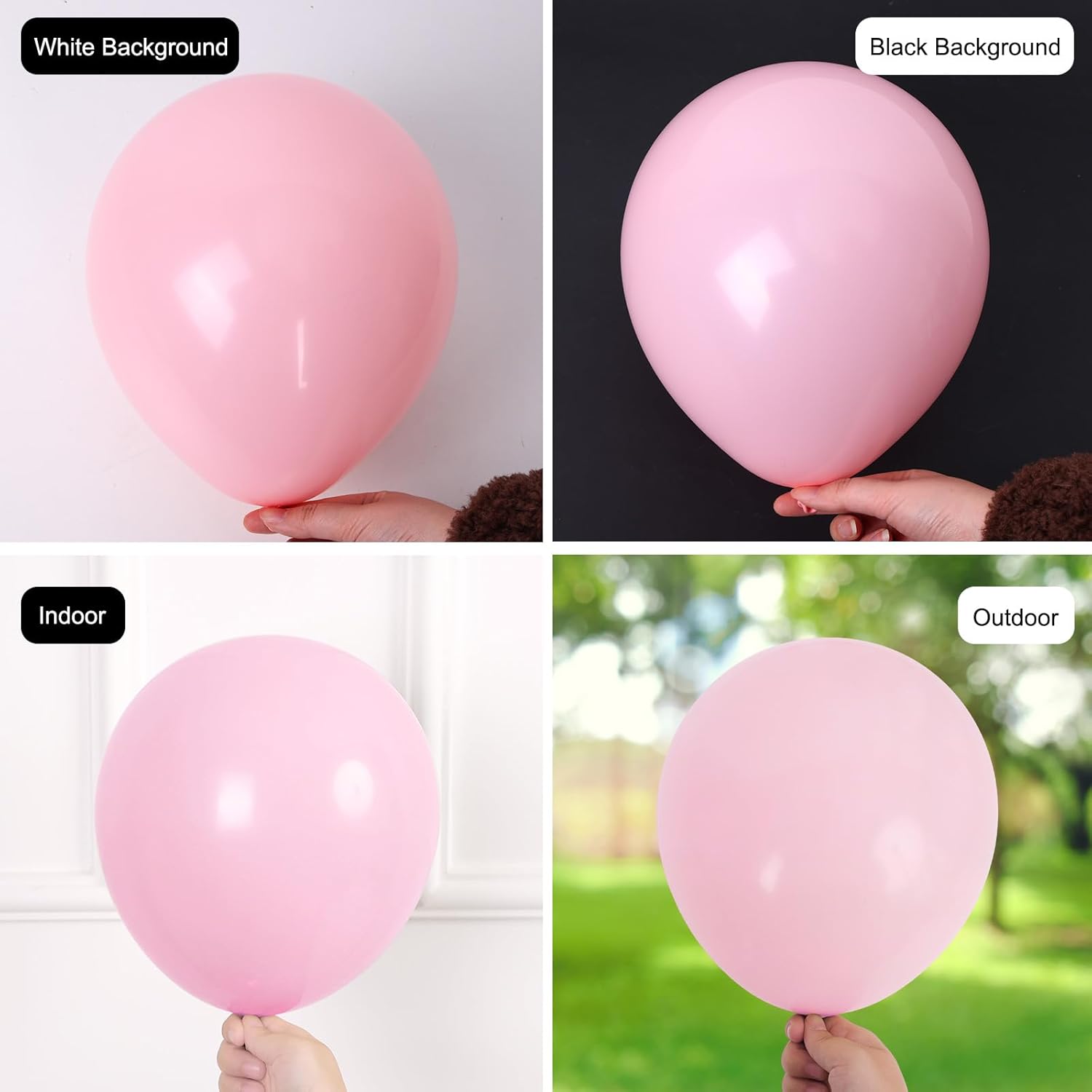 RUBFAC Balloon Garland Kit - 129pcs Latex Balloons in Baby Pink & Hot Pink | Perfect for Birthdays, Weddings, Baby Showers
