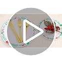 Sylans 175pcs Christmas Plates Disposable Dinnerware Set for 25 Guests Xmas04