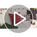 AQOTHES Christmas Plaid Throw Pillow Covers Set of 2 18x18 Inches Red & Green