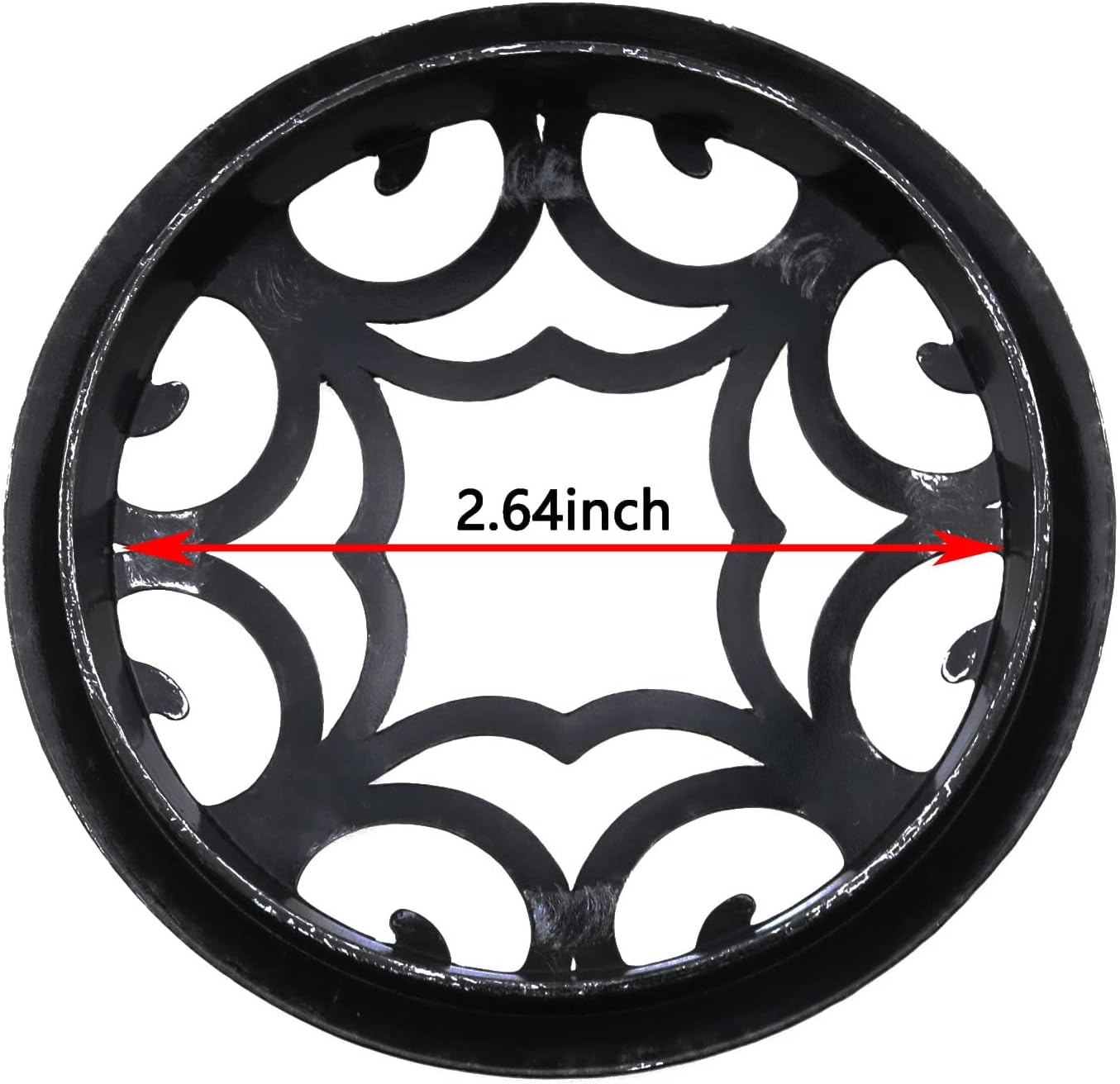 Skiennix Candle Cover - Elegant Silver Tone Aluminum Alloy Toppers for Scented Candle Jars