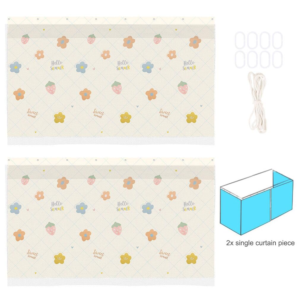 XGOPTS Bottom Bunk Bed Curtains Students Dormitory Bunk Bed Curtains Loft Bedroom Privacy Curtains Single Sleeper Blackout Cloth Bed Tent Curtain Shading Net Lightproof Bedding Spread Curtain Canopy