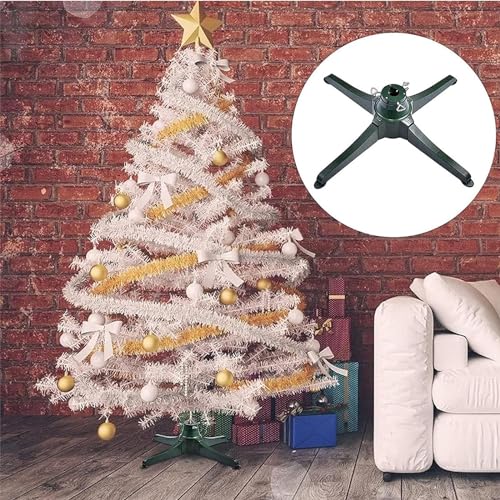 Heavy-Duty Rotating Christmas Tree Stand for Artificial Trees up to 9.8 ft