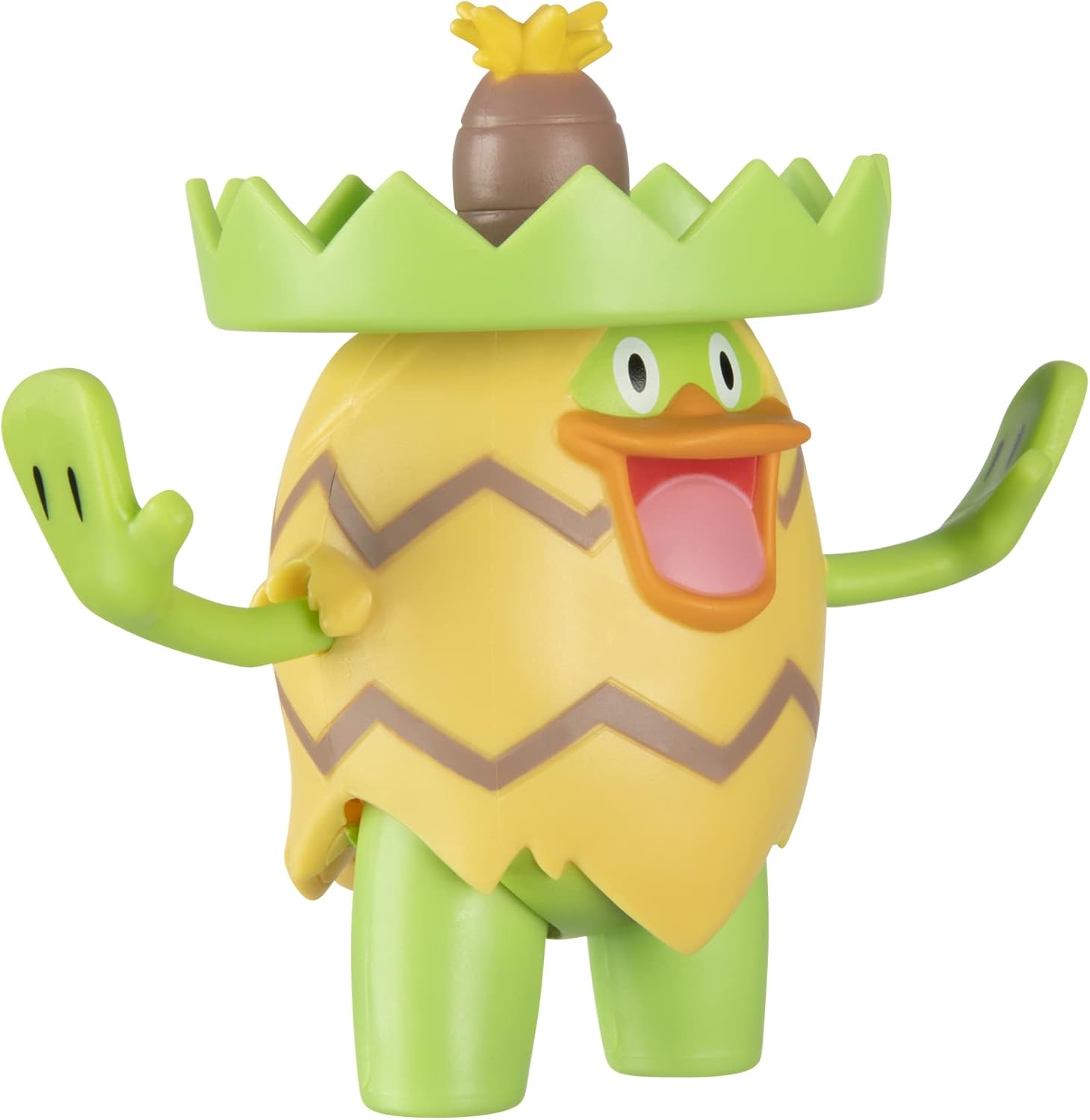 Pokémon Battle Figure Set - Grass-Type Theme with Ludicolo, Ivysaur & Grookey | Perfect for Kids' Collectors