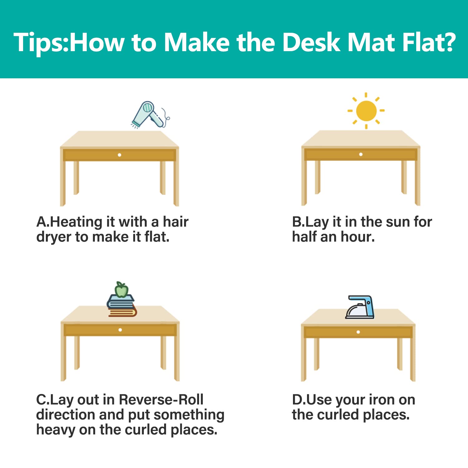 AimerGro 20x60 Inch Upgraded Clear Vinyl Table Pad Protector PVC Table Runner Cover Rectangle Plastic Table Mat Protector for End Bedside Dining Table Night Stand Writing Desk Waterproof Heavy Duty