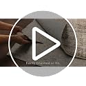 Non-Slip Rug Pad 8x10 - 1/8" Thick Reversible Cushion for Hardwood & Carpet