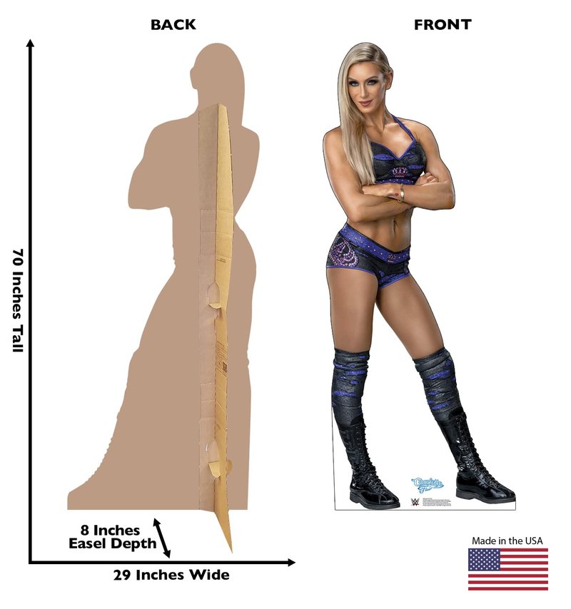 Cardboard People Charlotte Flair Life Size Cardboard Cutout Standup - WWE