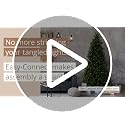 9-ft Joyful Garland with Berries and Pinecones - Trimmed Holiday Decor