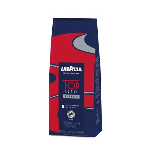 Lavazza Top Class Filtro Ground Coffee Medium Roast, 8 Ounce (Pack of 6)