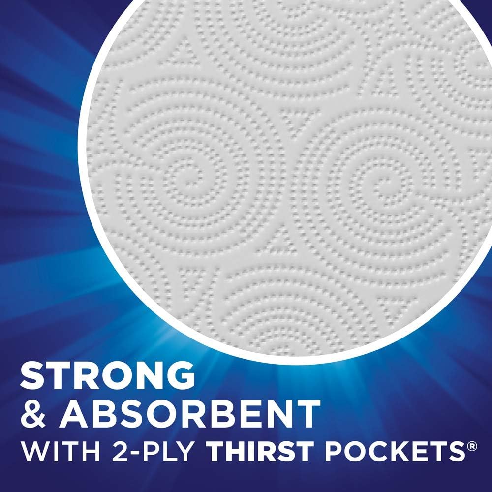 Sparkle Paper Towels - 12 Regular Rolls (16 Pick-a-Size) | Modern White for Easy Cleaning