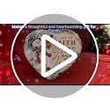 Ceramic Snowman Christmas Ornament - Live by Faith Holiday Keepsake