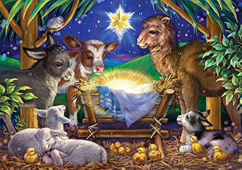 Child Advent Calendar with Nativity Story - Countdown to Christmas, Vermont Christmas Company