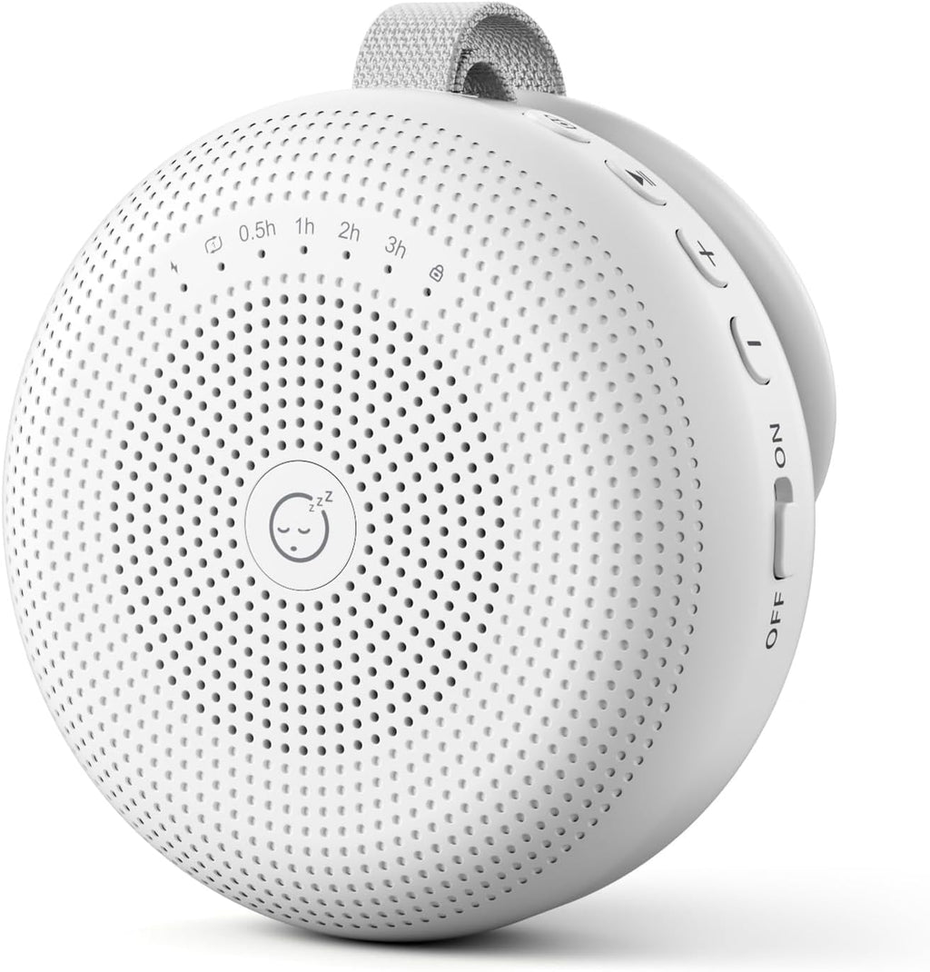 Skiennix White Noise Machine - Portable Sound Therapy with 33 Soothing Sounds & Timer for Sleep, Travel, Nursery, Home