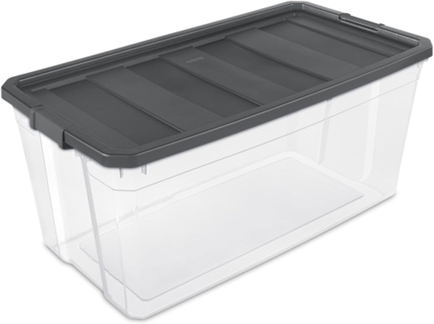 Sterilite Modular Stacker Box Set - Durable Clear Plastic Storage Bins with Latching Lids | 200 Quart, Stackable Organizers for Home & Office