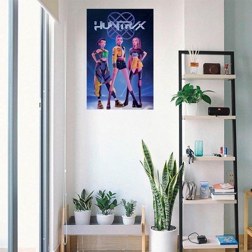 Huntrix K-Pop Demon Hunters Poster Set - 2 Unframed TV Show Movie Posters | 24" x 36" Each