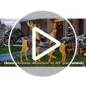 EAMBRITE Lighted Christmas Reindeer Set (2Pcs) - 4 ft Buck & 3 ft Doe Outdoor Holiday Decor