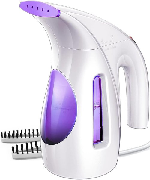 HiLIFE Portable Clothes Steamer - 240ml Capacity, 700W Power, Strong Steam for Wrinkle Removal | Purple