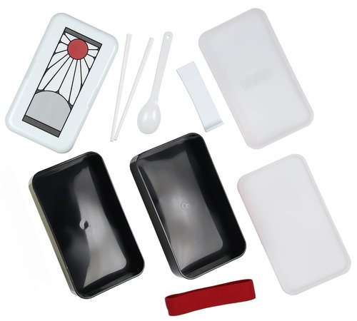 JUST FUNKY Demon Slayer Manga Anime Single Portion Compartment Bento Lunch Box 7"