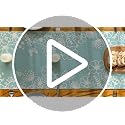 Blue Bloom Flowers Spring Table Runner - 13 x 120 Inch Home Decor