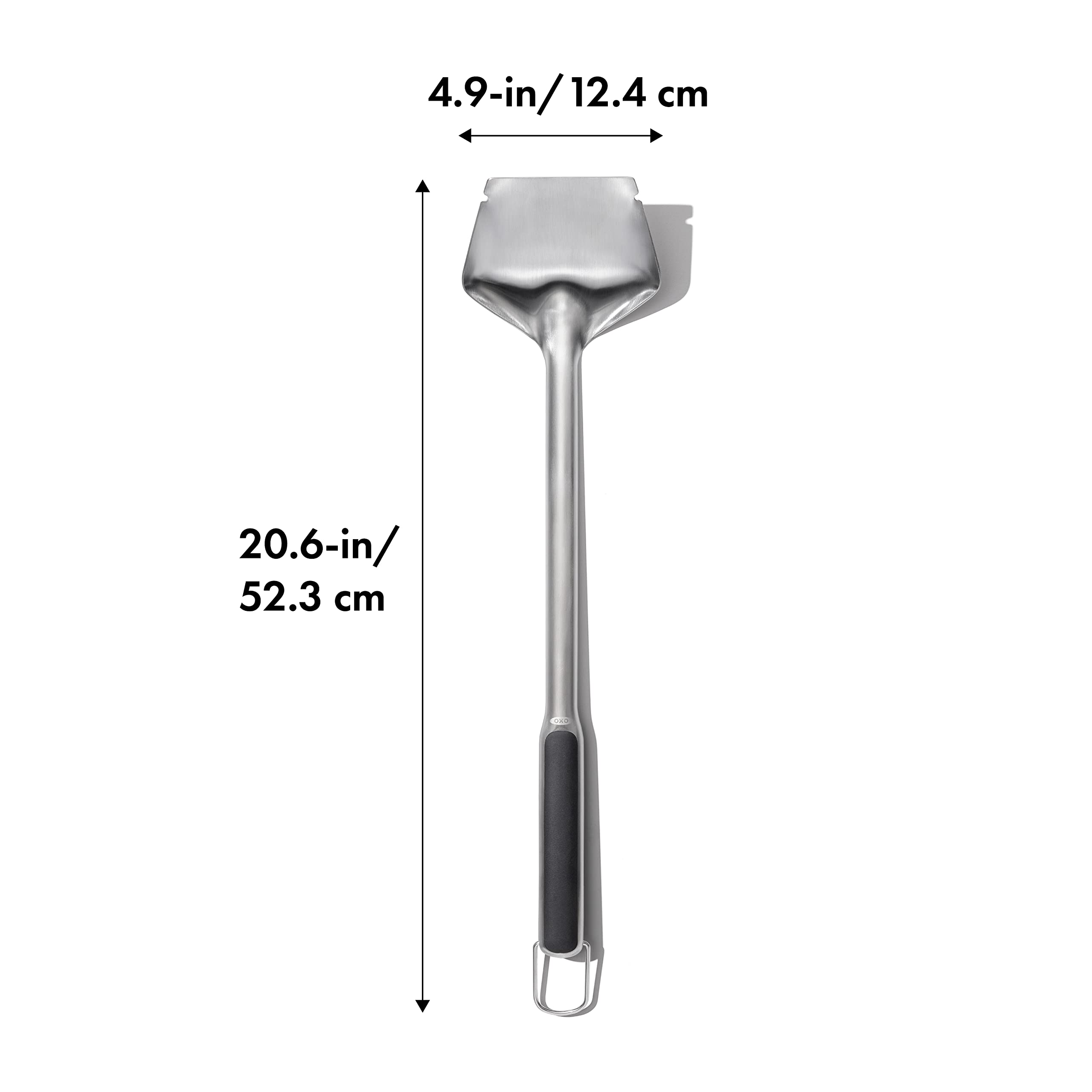OXO Good Grips Grate Lifter Coal Rake, 2Coal Shovel & Rake, Stainless Steel (Pack of 2)