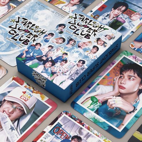 55PCS Music Group Photo Cards Set - 2026 Collection Lomo Cards