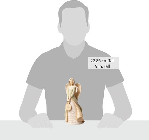Enesco Foundations Collection Bless Your Retirement Angel Figurine - Hand-Painted 9-Inch Decorative Home Decor