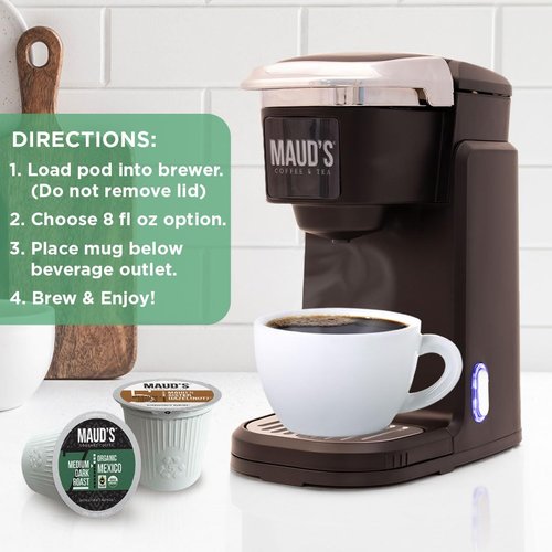 Maud's Coffee Lovers Variety Pack Coffee Pods, 40 ct, 16 Assorted Flavors in Single Serve Pods – 100% Arabica Beans, Compatible with Keurig K Cups Maker