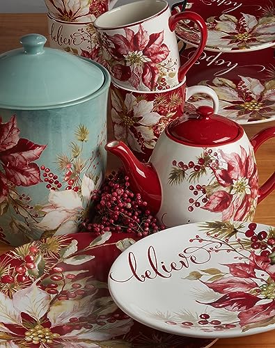Certified International Winters Joy 16x12 Inch Holiday Serving Platter