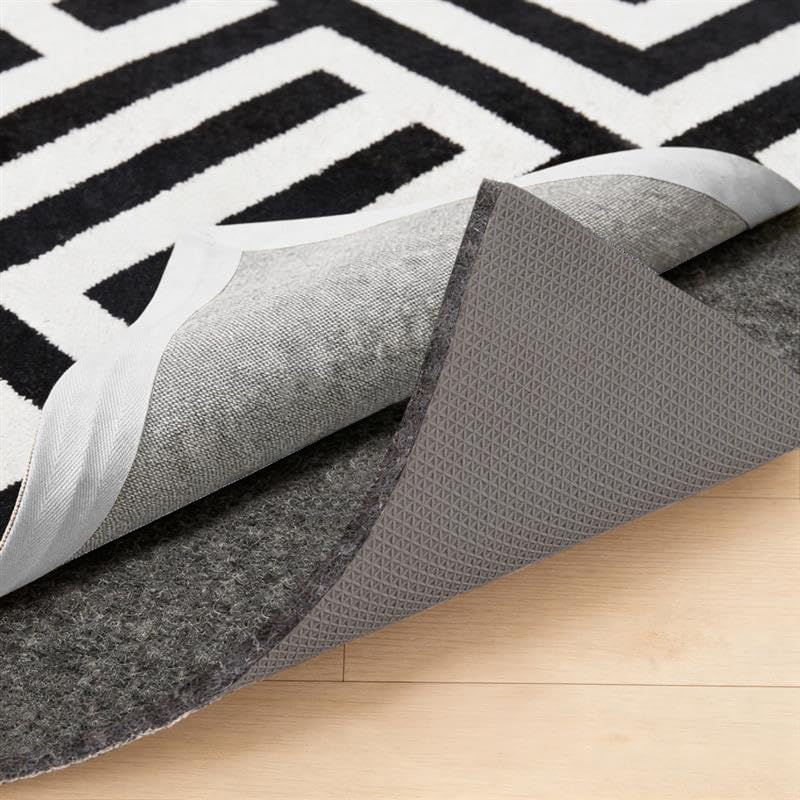 Non-Slip Rug Pad for Hardwood Floors, 2x8 FT Rubber Backed Felt Carpet Grip