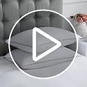 Standard Cotton Pillow Protectors - 300 TC Breathable Zippered Covers (2 Pack)