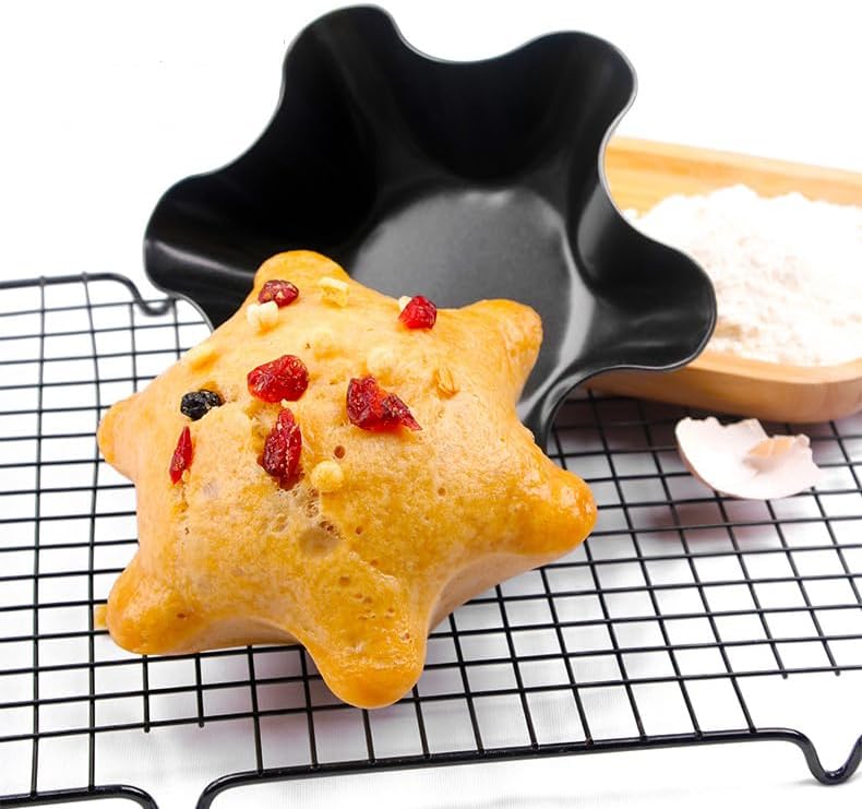 Skiennix Nonstick Taco Shell Bowl Set - 4 Pcs Carbon Steel Tortilla Maker for Baking & Frying