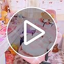 Cute Cat Paw Chair Cushion - Soft Plush Floor Pillow for Office & Gaming