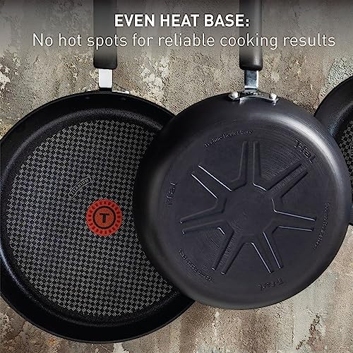 Hard Anodized Nonstick Frying Pan Set, 10 & 12 Inch Skillets, 2 Piece