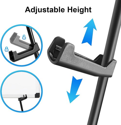 Folding Display Easel Stand - 63" Tall Adjustable Telescoping Art Easel for Easy Assembly | 1 Pack