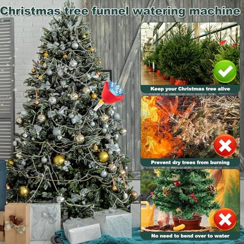 Christmas Tree Watering Funnel - 6.5ft Long Spout Spill-Proof System