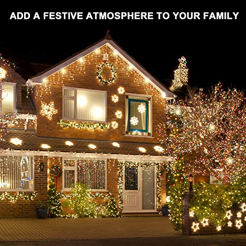 100-Pack Outdoor Gutter Clips for Hanging Christmas and String Lights