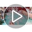 Sratte Silver 48 Pcs 12-inch Glitter Snowflake Ornaments for Christmas & Winter Decor