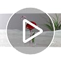 DOJOZ Crystal Flamingo Figurine – Realistic K9 Crystal Tabletop Ornament