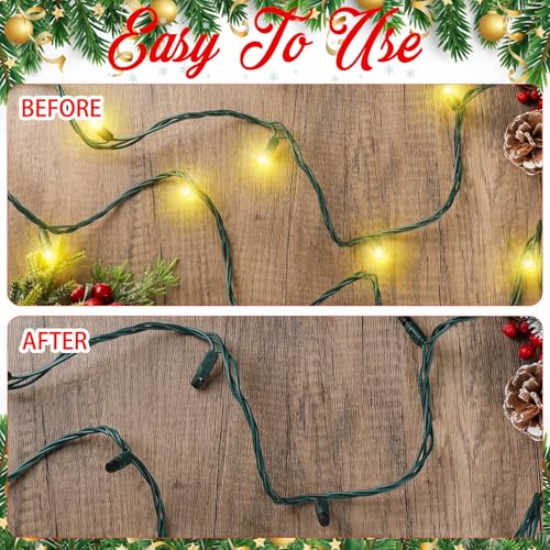 Maasechs 200pcs No Glow Halloween Light Cover for 5mm LED String Lights - Christmas Decorations