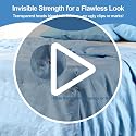 50 Clear Twist Pins for Secure Bed Skirts & Upholstery