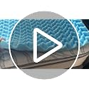 Twin Size 4-Inch Egg Crate Foam Mattress Topper for Pressure Relief