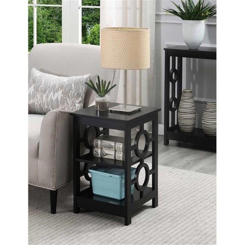 Convenience Concepts Ring End Table, Black