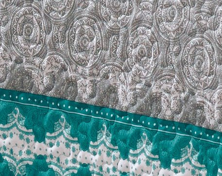 5-Piece Quilted Daybed Coverlet Set with Bed Skirt & Pillow Shams