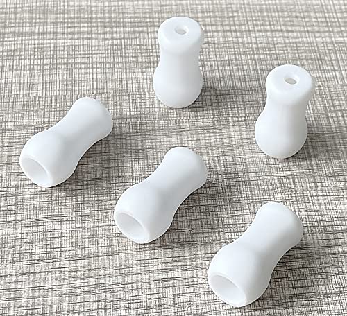 20pcs White Plastic Cord Tassels for Window Blinds and Roman Shades